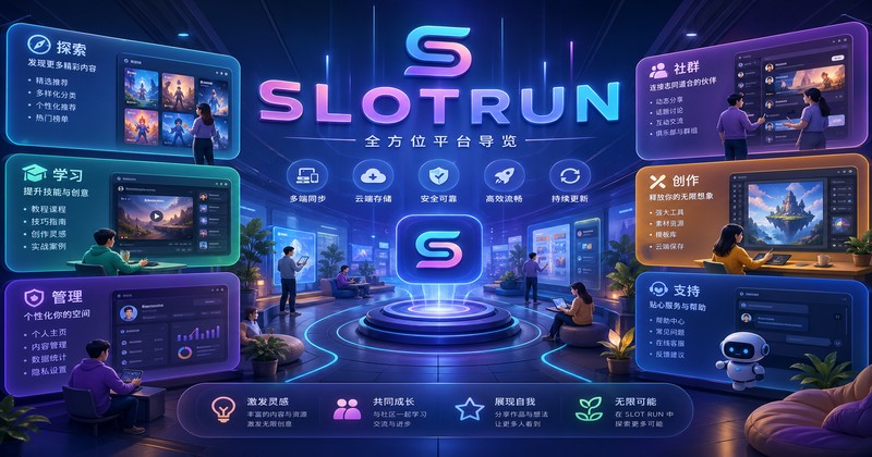 Slotrun Oyun Platformu Kapsamlı Tanıtım Görseli